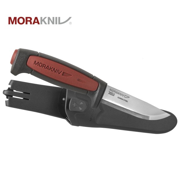 Morakniv Pro C Red Rot Jagd / Arbeitsmesser Carbonstahl Steel Mora Messer