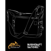 Helikon Tex Bushcraft Satchel Bag Umhängetasche Survival - Black Schwarz Cordura