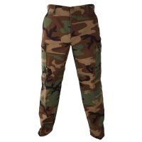 BDU Uniform Feldhose Trouser RipStop Woodland - Army Genuine Gear