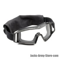 Revision Wolfspider Schutzbrille Essential Schwarz - Klar / Smoke - Military Army Airsoftbrille