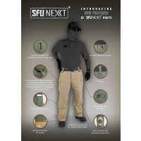 Helikon Tex SFU Next Hose Pants Schwarz Black Ripstop Special Forces Uniform Combat xxLarge Long