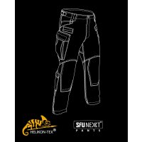 Helikon Tex SFU Next Hose Pants Schwarz Black Ripstop Special Forces Uniform Combat xxLarge Long