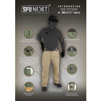 Helikon Tex SFU Next Hose Pants Shadow Grey Ripstop Special Forces Uniform Combat xxLarge Long