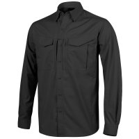 Helikon Tex Defender MK2 Shirt Long Sleeve Polycotton Ripstop Schwarz Black