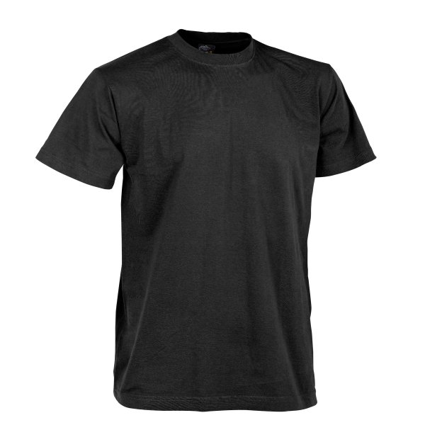 Helikon Tex US T-Shirt Army - Military Style 100% Baumwolle - Schwarz / Black