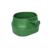 Helikon Tex FOLD-A-CUP Green 250ml Wildo TPE Sugarcane - Faltbecher Camping - BPA Free