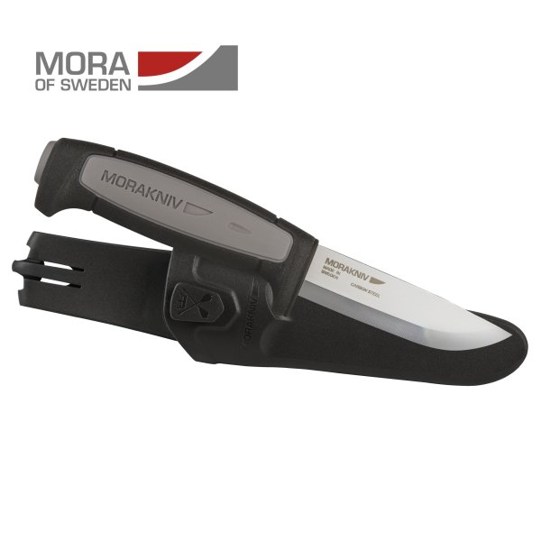 Morakniv Robust Grau / Grey Jagd / Arbeitsmesser Carbonstahl Steel Mora Messer