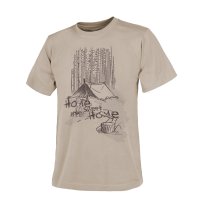 Helikon-Tex T-Shirt Home Sweet Home 100% Cotton - Khaki L