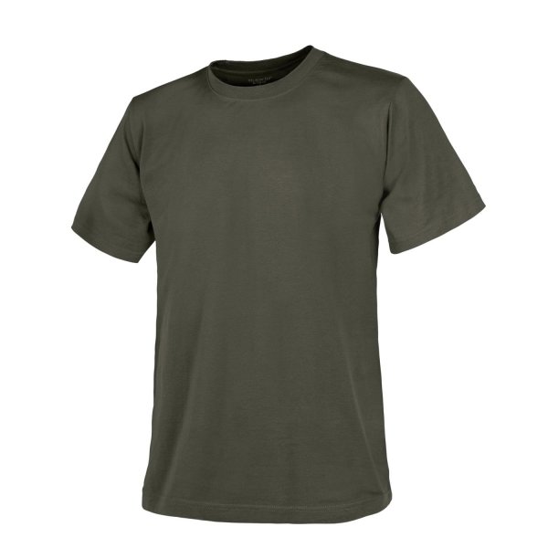 Helikon-Tex T-Shirt - 100% Cotton - Outdoor Army Shirt - Taiga Green